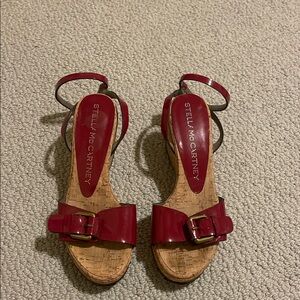 Stella McCartney Linda Cork Wedge Sandal